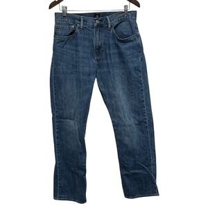 GAP Jeans Mens 31 X 34 Medium Wash Relaxed Fit Cotton Denim Straight Leg
